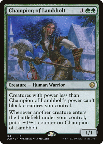 {R} Champion of Lambholt [Starter Commander Decks][SCD 174]