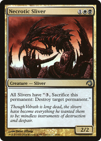 {C} Necrotic Sliver [Premium Deck Series: Slivers][H09 020]