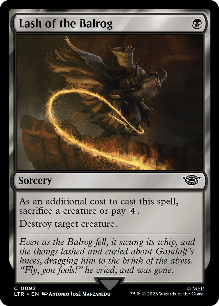 {C} Lash of the Balrog [The Lord of the Rings: Tales of Middle-Earth][LTR 092]