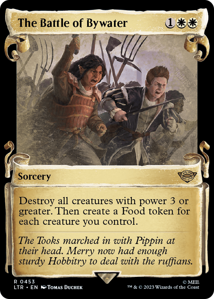 {R} The Battle of Bywater [The Lord of the Rings: Tales of Middle-Earth Showcase Scrolls][LTR 453]