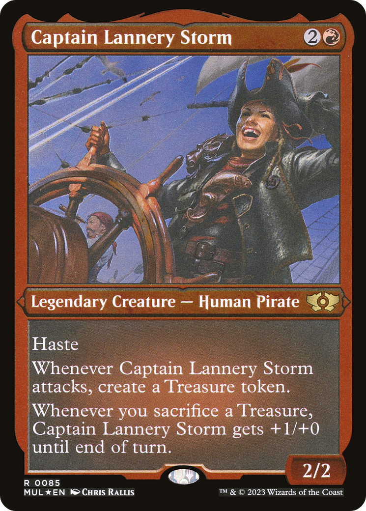 {R} Captain Lannery Storm (Foil Etched) [Multiverse Legends][MUL 085]