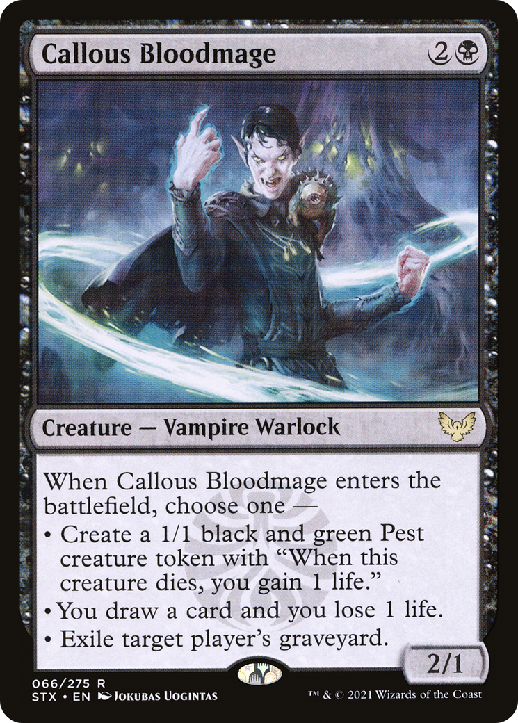 {R} Callous Bloodmage [Strixhaven: School of Mages][STX 066]