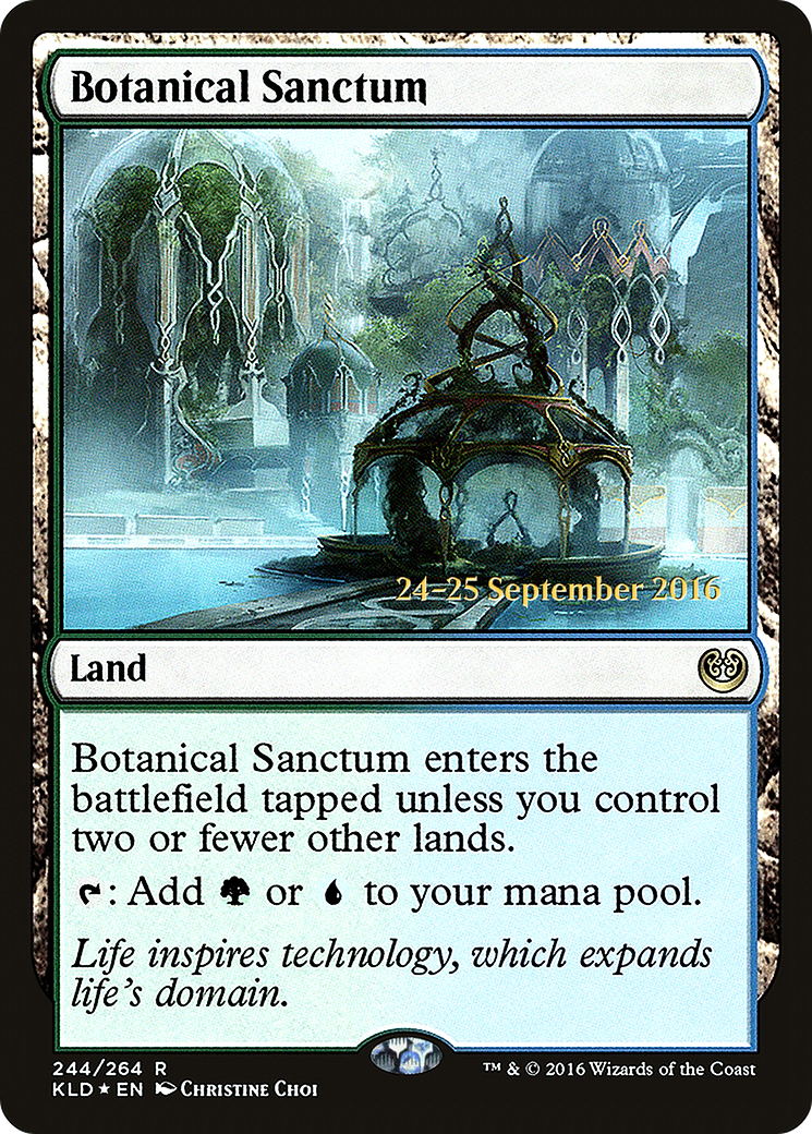 {R} Botanical Sanctum [Kaladesh Prerelease Promos][PR KLD 244]