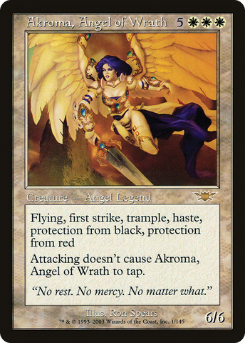 {R} Akroma, Angel of Wrath [Legions][LGN 001]