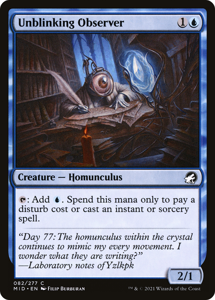 {C} Unblinking Observer [Innistrad: Midnight Hunt][MID 082]