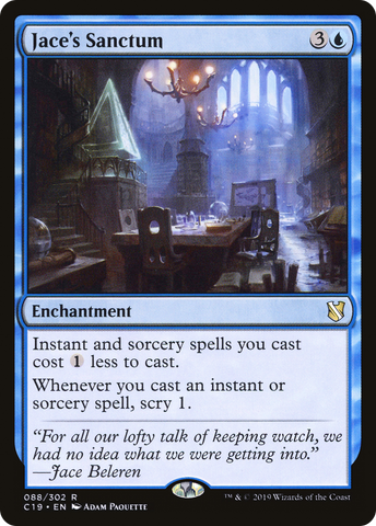 {R} Jace's Sanctum [Commander 2019][C19 088]