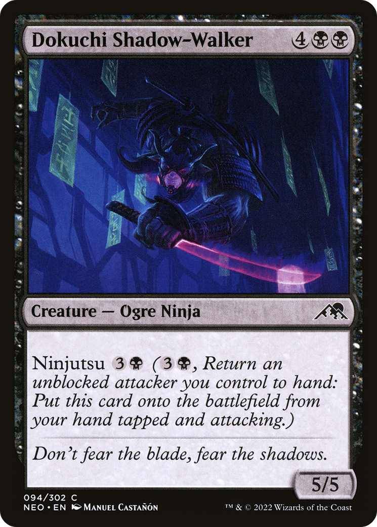 {C} Dokuchi Shadow-Walker [Kamigawa: Neon Dynasty][NEO 094]