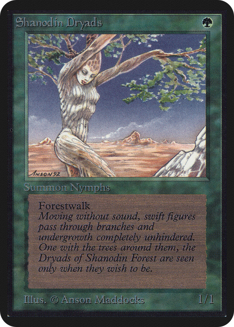 {C} Shanodin Dryads [Alpha Edition][LEA 216] - Misty Mountain Games