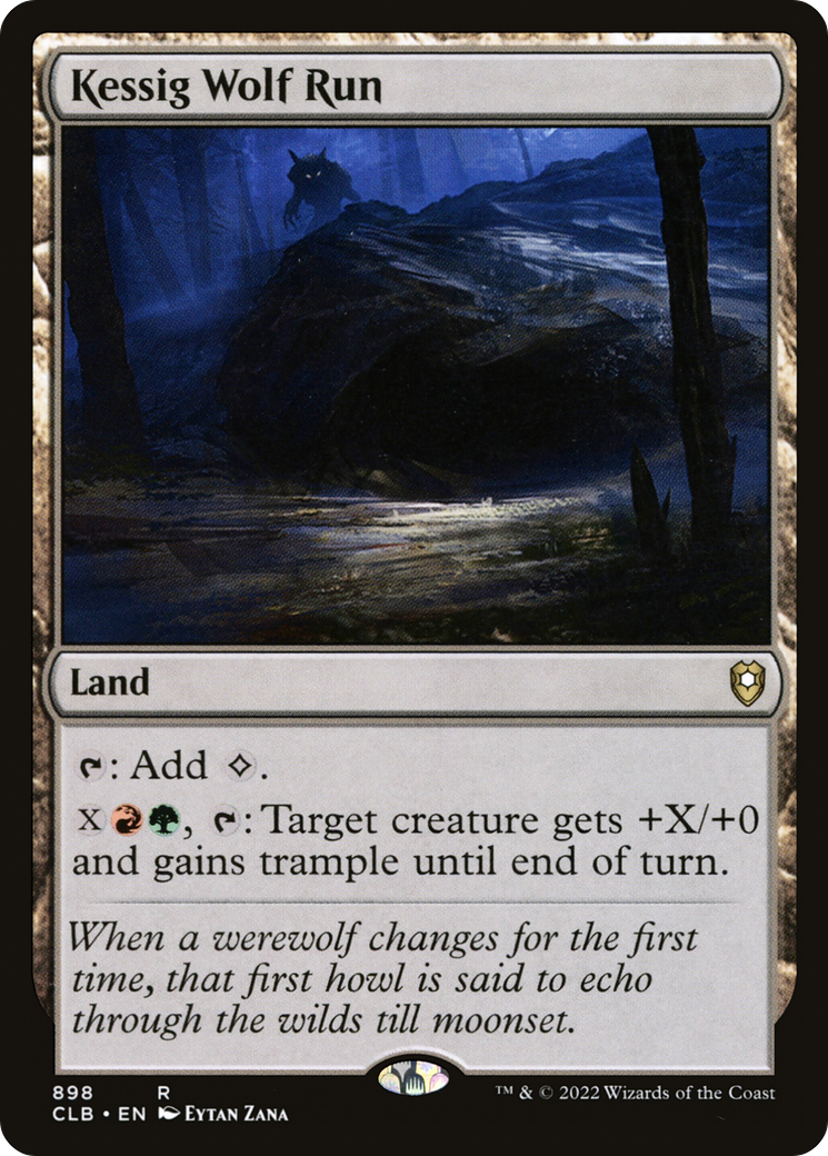 {R} Kessig Wolf Run [Commander Legends: Battle for Baldur's Gate][CLB 898]