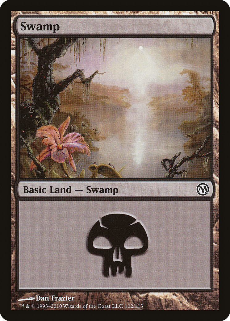 {B}[DPA 102] Swamp (102) [Duels of the Planeswalkers]