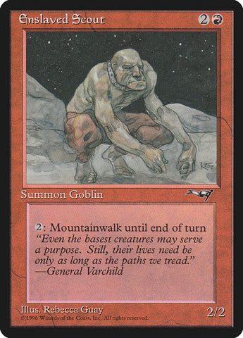 {C} Enslaved Scout (Crouching) [Alliances][ALL 71A]