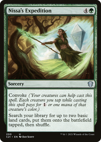 {C} Nissa's Expedition [Commander 2021][C21 200]