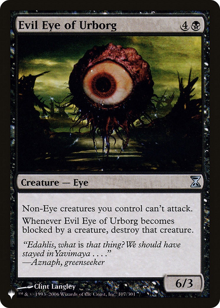 {C} Evil Eye of Urborg [The List][LS TSP 107]