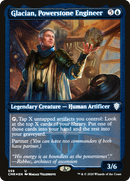 {C} Glacian, Powerstone Engineer (Etched) [Commander Legends][CMR 559]