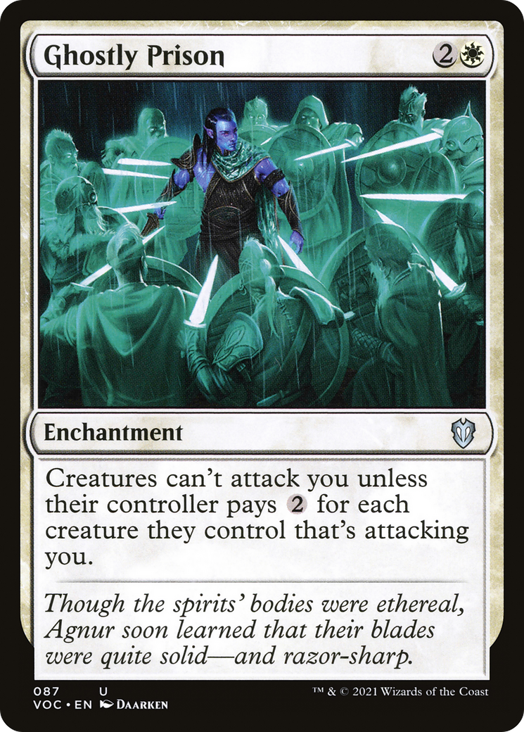 {C} Ghostly Prison [Innistrad: Crimson Vow Commander][VOC 087]