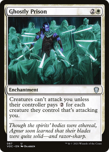 {C} Ghostly Prison [Innistrad: Crimson Vow Commander][VOC 087]
