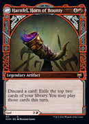 {R} Birgi, God of Storytelling // Harnfel, Horn of Bounty (Showcase) [Kaldheim][KHM 311]