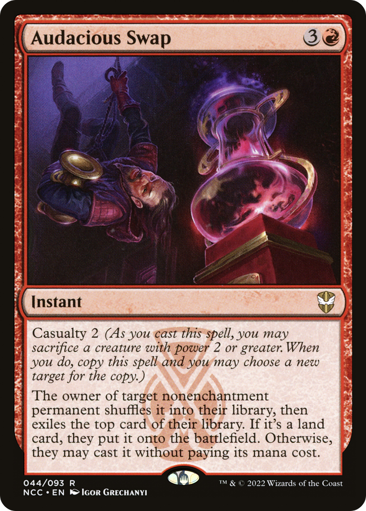 {R} Audacious Swap [Streets of New Capenna Commander][NCC 044]