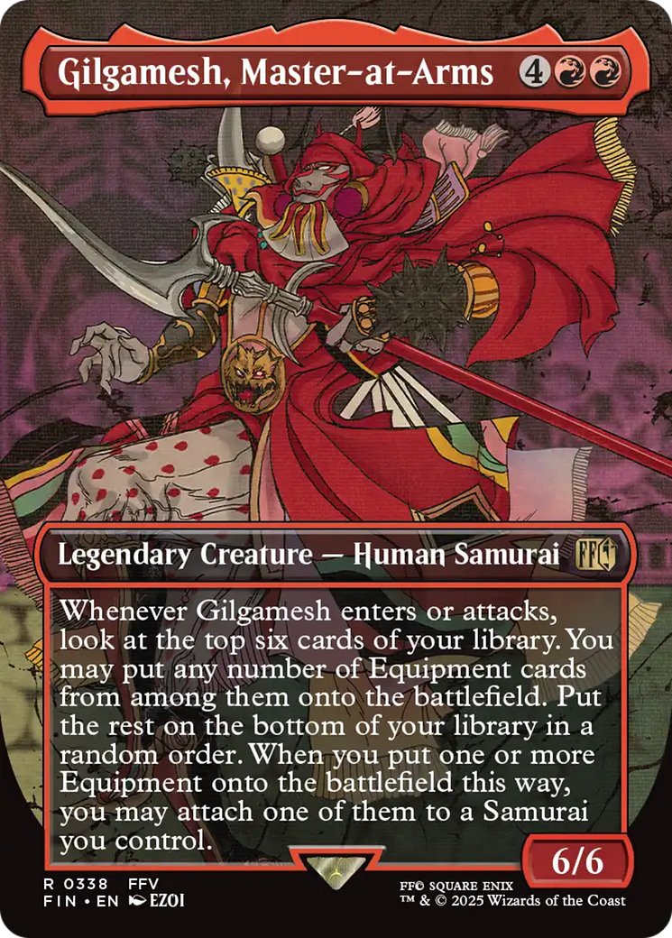 {@R} Gilgamesh, Master-at-Arms (Borderless) [FINAL FANTASY][FIN 338]