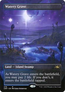 {R} Watery Grave (Borderless) [Unfinity][UNF 278]