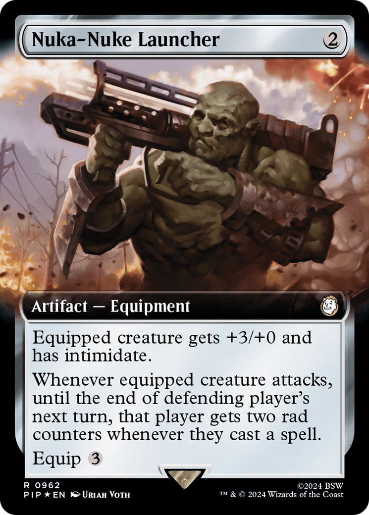 {R} Nuka-Nuke Launcher (Extended Art) (Surge Foil) [Fallout][PIP 962]