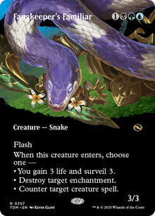{@R} Fangkeeper's Familiar (Borderless) [Tarkir: Dragonstorm][TDM 357]