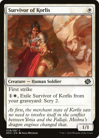 {C} Survivor of Korlis [The Brothers' War][BRO 028]