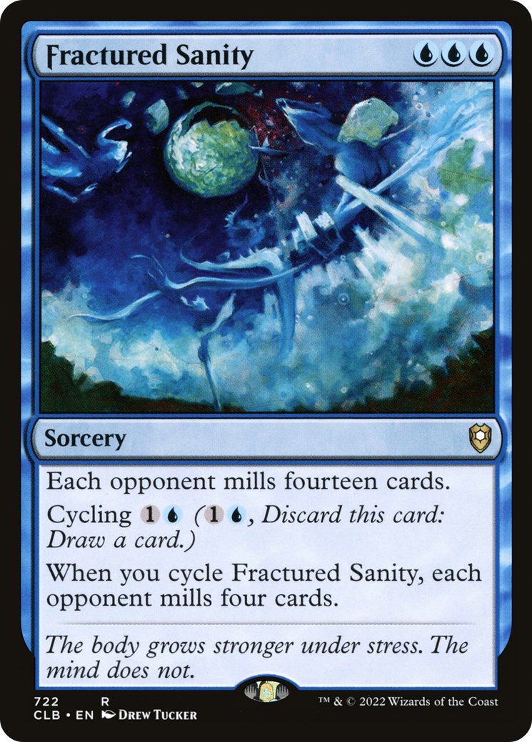 {R} Fractured Sanity [Commander Legends: Battle for Baldur's Gate][CLB 722]