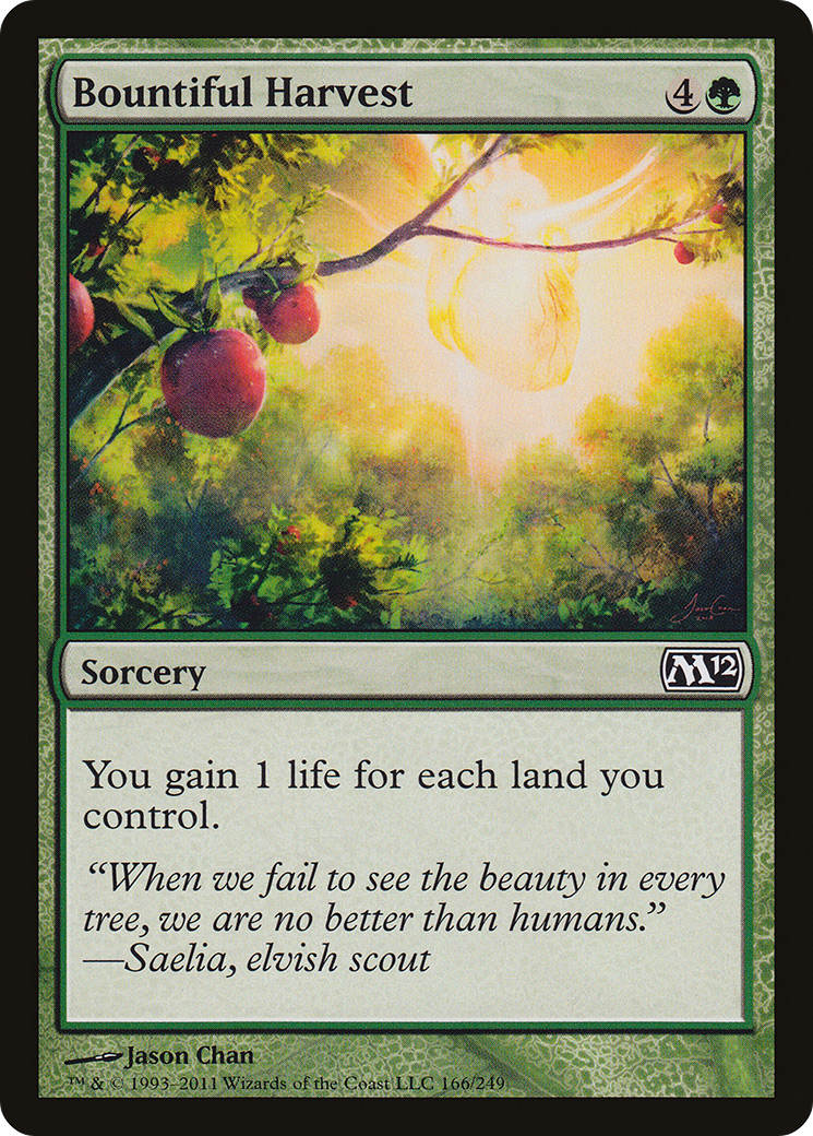 {C} Bountiful Harvest [Magic 2012][M12 166]