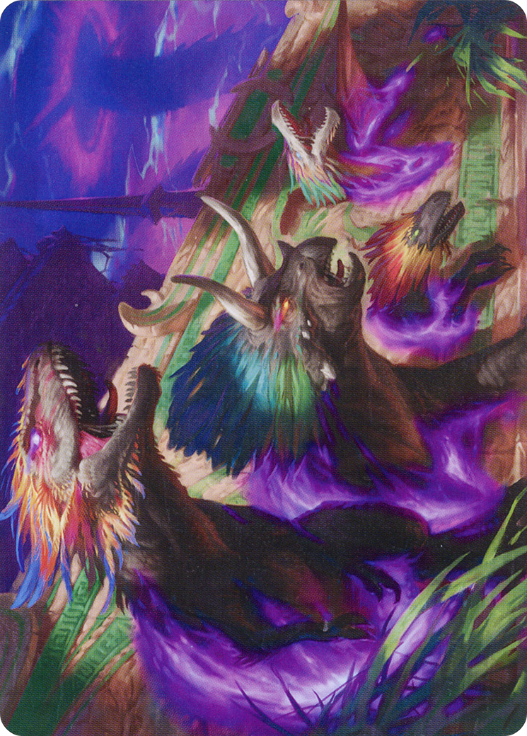 {A} Burning Sun's Fury Art Card [March of the Machine Art Series][AMOM 029]
