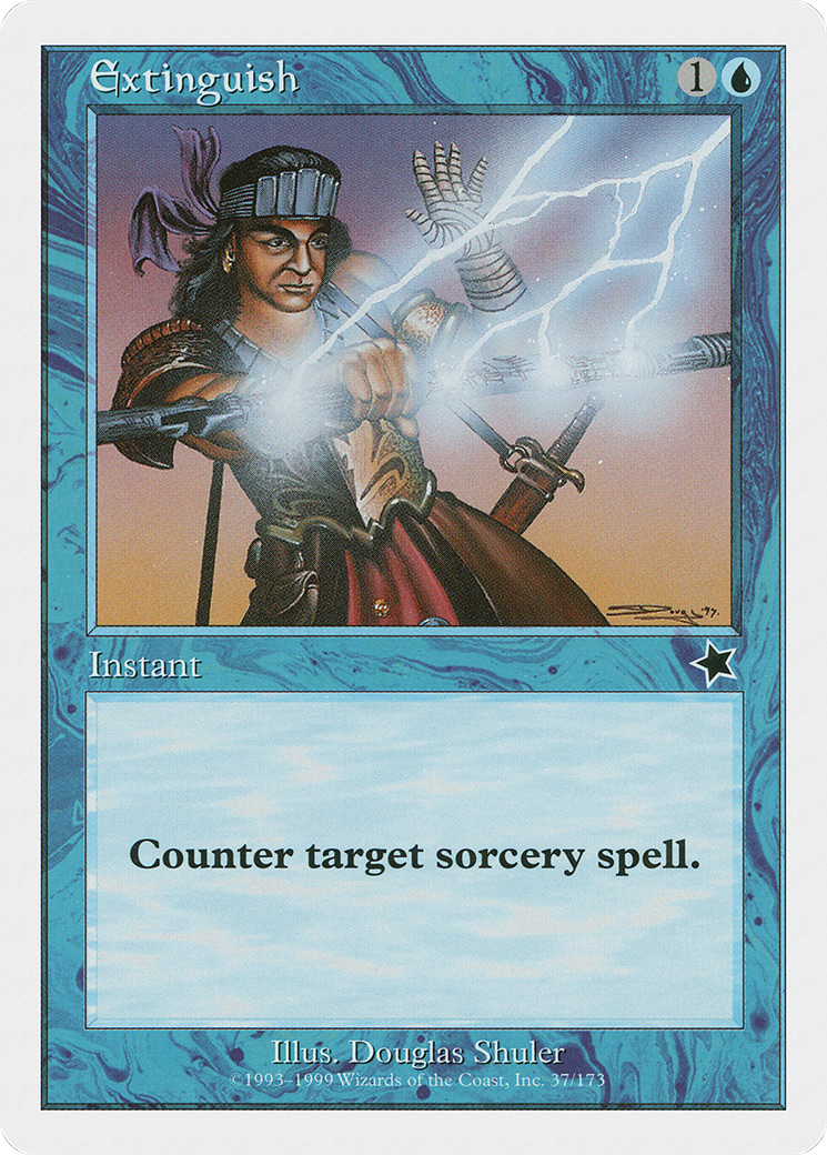 {C} Extinguish [Starter 1999][S99 037]
