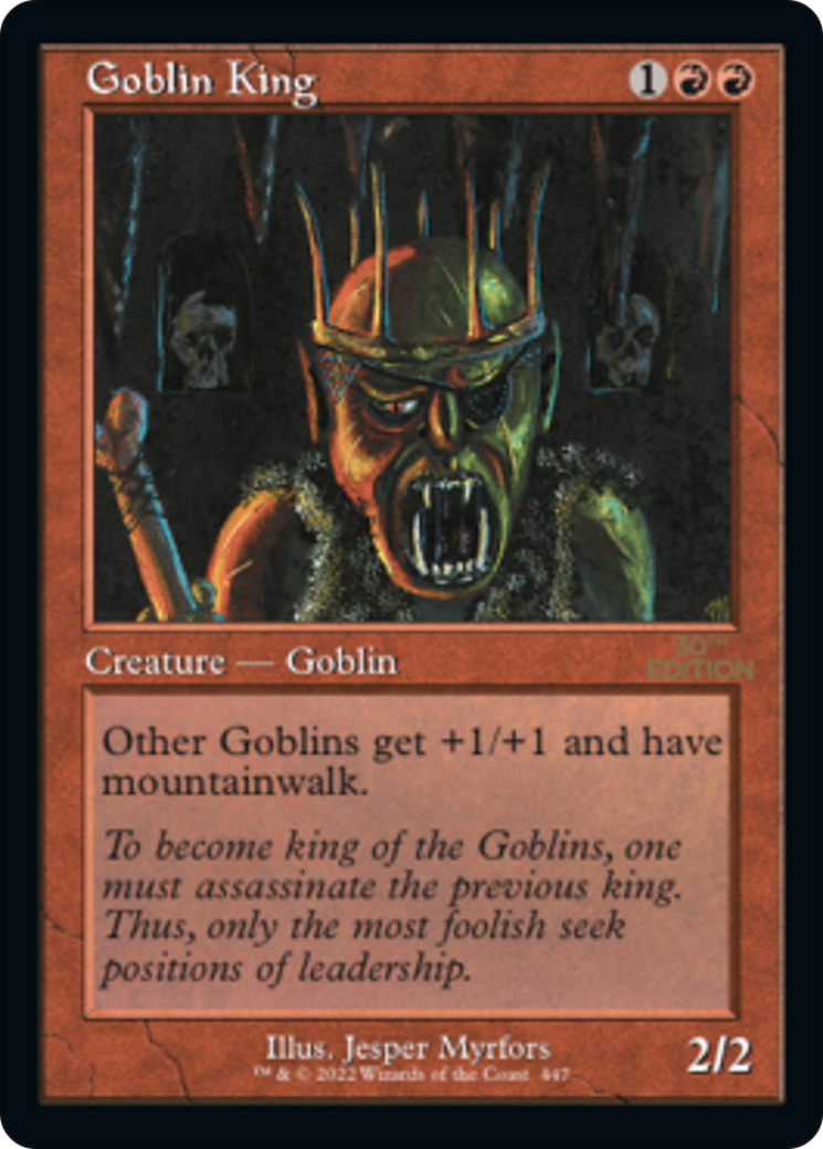 {R} Goblin King (Retro) [30th Anniversary Edition][30A 447]
