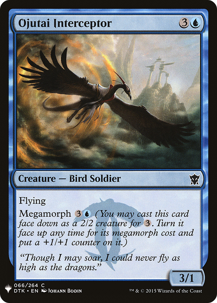 {C} Ojutai Interceptor [Mystery Booster][LS DTK 066]