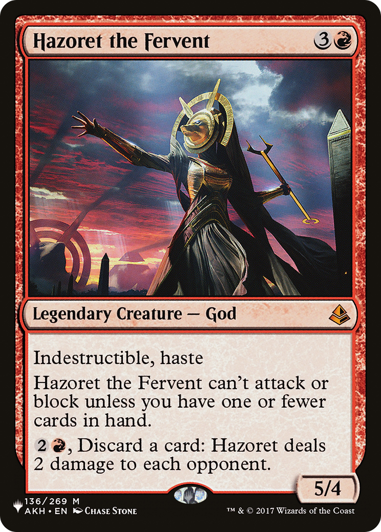 Hazoret the Fervent [LIST 136/269]