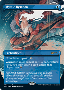 {R} Mystic Remora (Borderless) [Secret Lair Drop Series] [SLD 406]