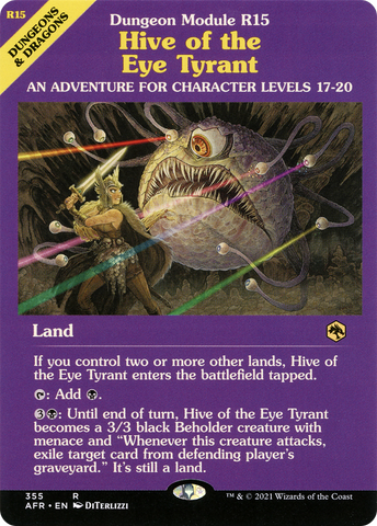 {R} Hive of the Eye Tyrant (Dungeon Module) [Dungeons & Dragons: Adventures in the Forgotten Realms][AFR 355]