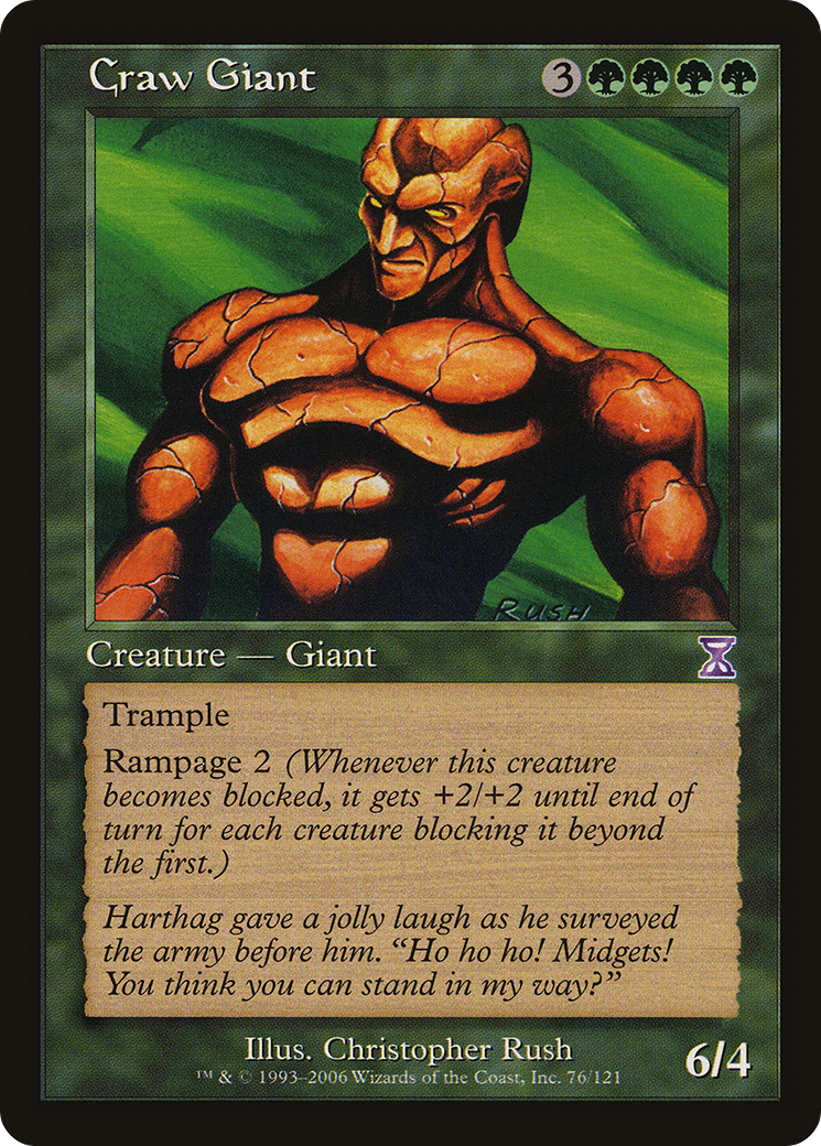 {R} Craw Giant [Time Spiral Timeshifted][TSB 076]