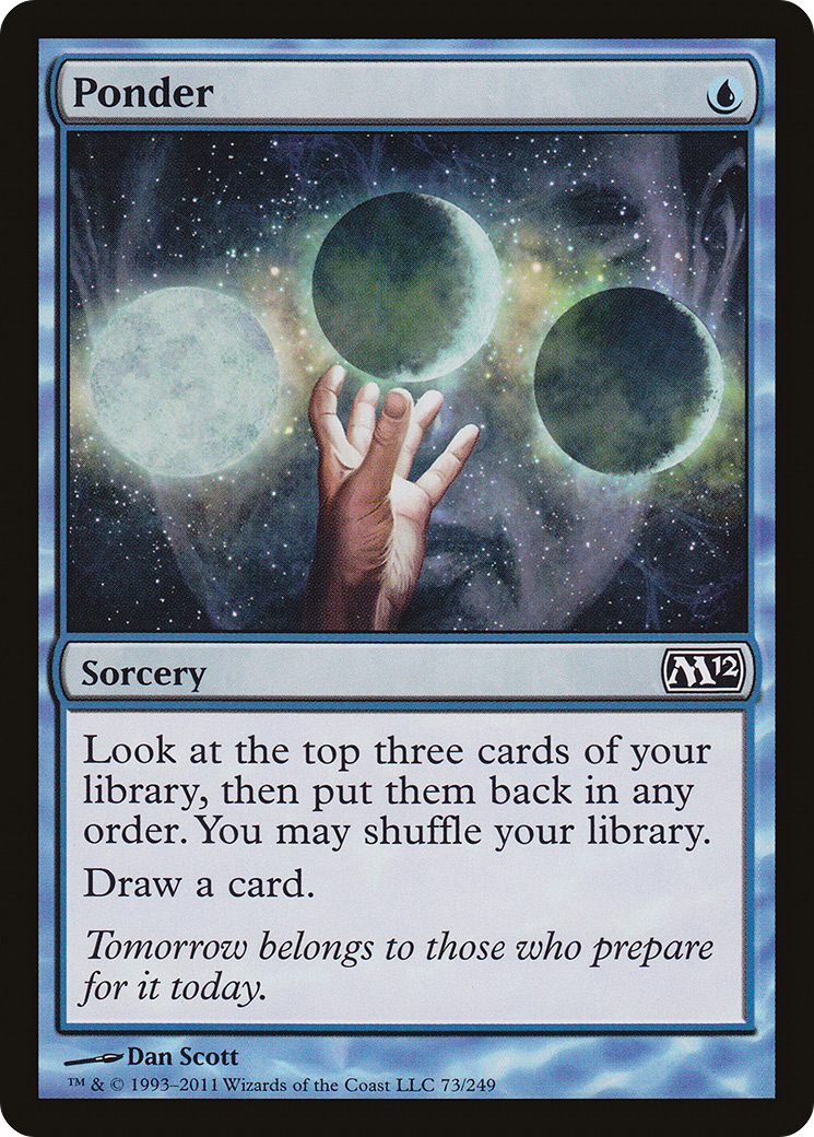 {C} Ponder [Magic 2012][M12 073]