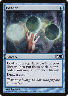 {C} Ponder [Magic 2012][M12 073]