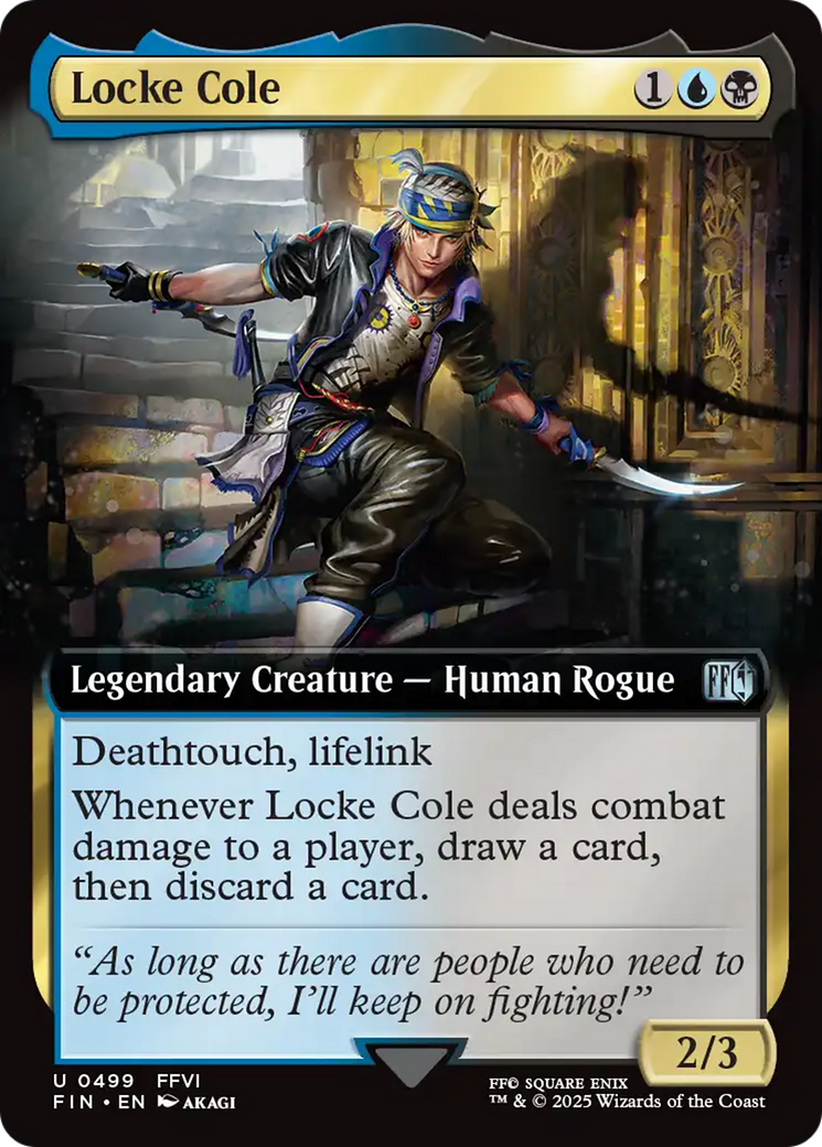 {@C} Locke Cole (Extended Art) [FINAL FANTASY][FIN 499]