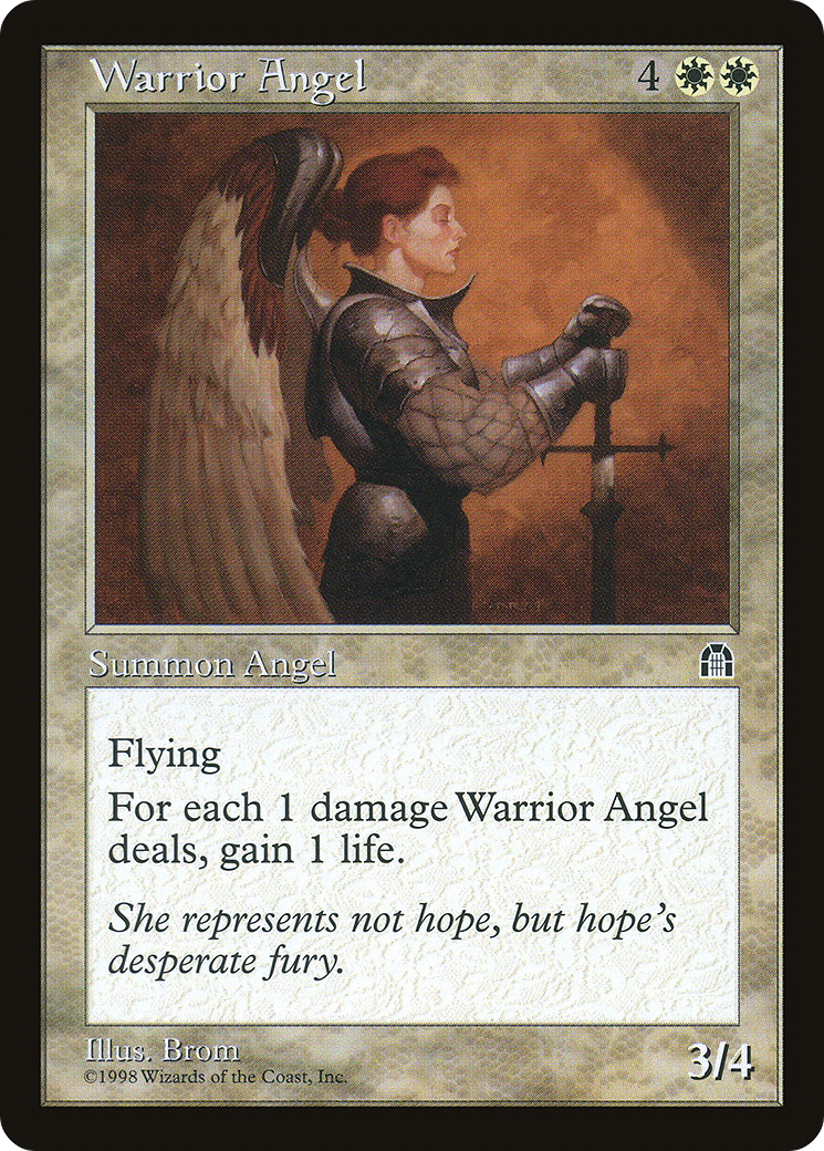 {R} Warrior Angel [Stronghold][STH 024] - Misty Mountain Games
