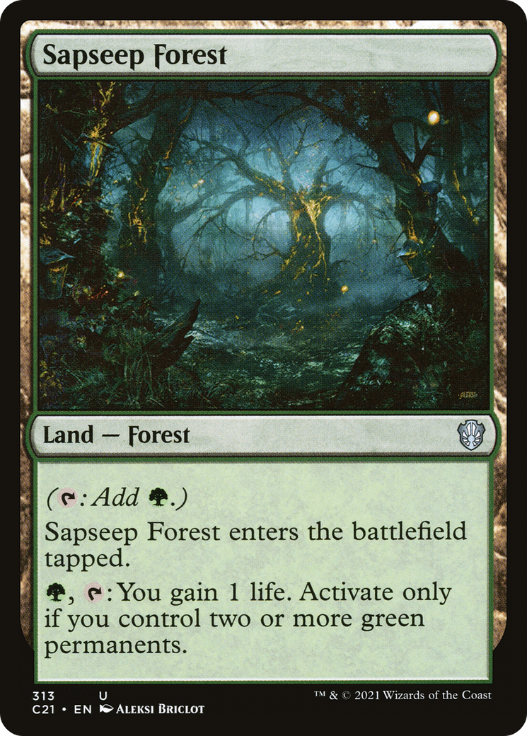 {C} Sapseep Forest [Commander 2021][C21 313]
