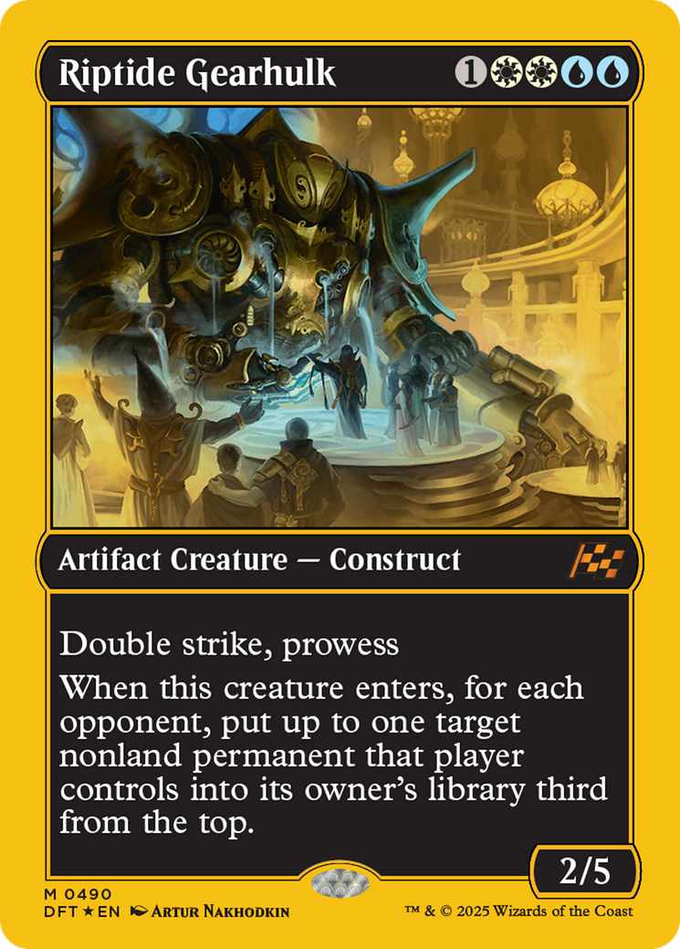 {@R} Riptide Gearhulk (First-Place Foil) [Aetherdrift][DFT 490]