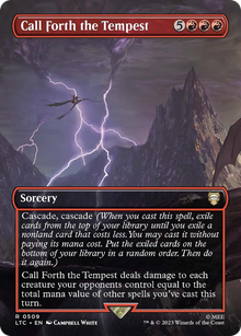 {R} Call Forth the Tempest (Borderless) [The Lord of the Rings: Tales of Middle-Earth Commander][LTC 509]