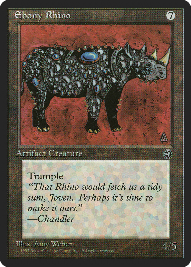 {C} Ebony Rhino [Homelands][HML 106]