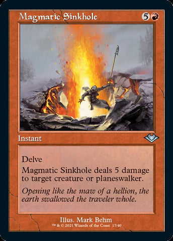{C} Magmatic Sinkhole (Retro Foil Etched) [Modern Horizons 2][RF ET MH1 017]