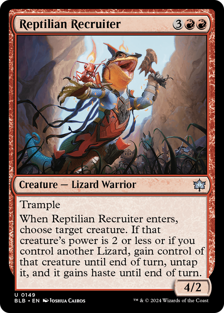 {@C} Reptilian Recruiter [Bloomburrow][BLB 149]