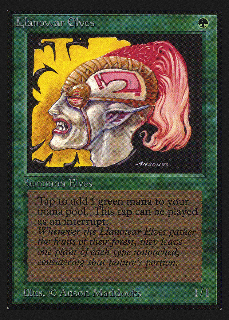 {C} Llanowar Elves [International Collectorsâ Edition][GB CEI 211]