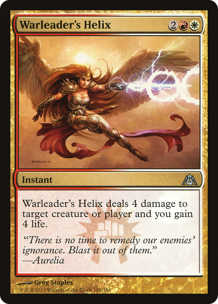 {C} Warleader's Helix [Dragon's Maze][DGM 116]