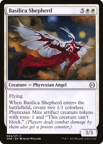 {C} Basilica Shepherd [Phyrexia: All Will Be One][ONE 004]